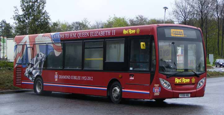 Red Rose ADL Enviro200 Diamond Jubilee bus YX08HBZ